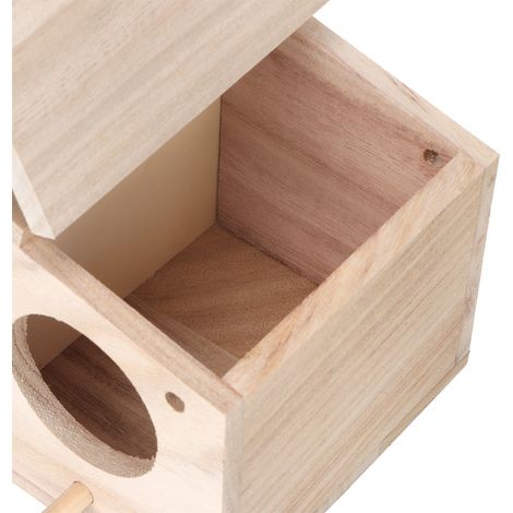 Nichoirs en bois pour oiseaux de compagnie, cages de reproduction, accessoires pour perroquets et hirondelles (1/5)