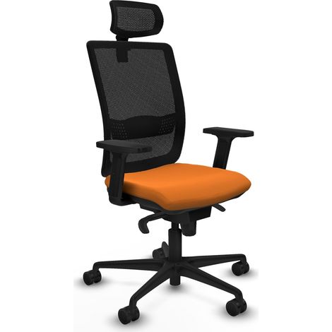 Sedia da ufficio piqueras y crespo Haches nero mesh comfort (1/2)