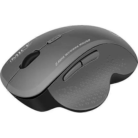 Souris de jeu sans fil iMICE G6, 6 boutons, 2,4 GHz, grise (1/2)