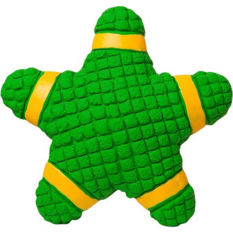 Green Pet Toys, Latex Starfish, Red Polling Pet Toys, Dog Toys (1/5)