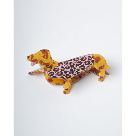 Pinza per capelli Peleo Dog Giallo Maculato Rosa Blogo