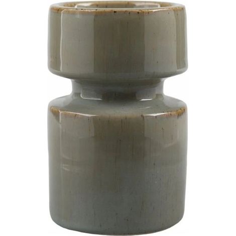 Portacandele verde militare 13x8 cm (1/2)