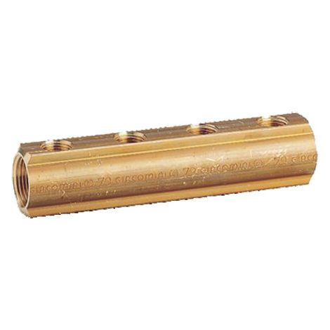 Giacomini R551 Colector calefacción latón 3/4" (1/3)