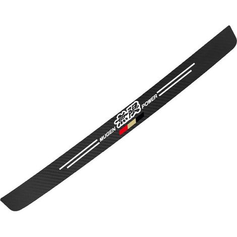 (Coffre de voiture) Autocollant de protection de seuil de porte MUGEN,bande décorative en fibre de carbone pour Honda Mugen Power Accord Civic Vezel CR-V City Jazz HR-V (1/3)