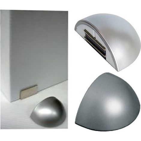 FERMAPORTE MAGNETICO CON BIADESIVO MARRONE. Prezzo per 1 pezzo.