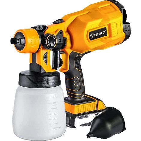 Pistolet à Peinture Électrique, HVLP, Conteneur de 800ml, Vitesse de 30000tr/min