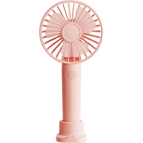 Ventilateur Portable - Batterie Rechargeable USB - 3 Vitesses Réglables - Pour Été Voyage Bureau - 1 Pièce (1/5)