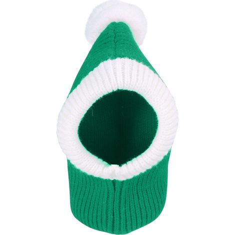 Chapeau Pour Animal De Compagnie - Tricoté En Polyester - Rouge - Pour Chiens Et Chats - Hiver Noël - Taille Unique (1/4)