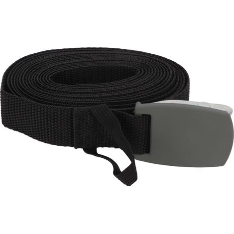 Sangle de fixation rapide 11,8 pi x 1 po avec boucle métallique à verrou pour kayak, camion et bagages (1/5)