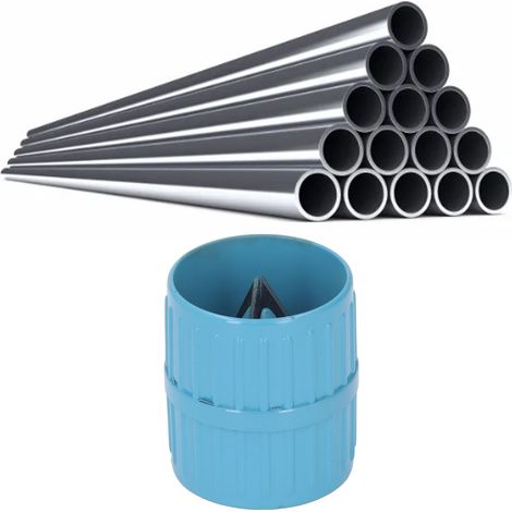 Outil de chanfreinage interne et externe pour tubes en cuivre CH-209, outil d'ébavurage, outil de finition des bords, grattoir (1/5)