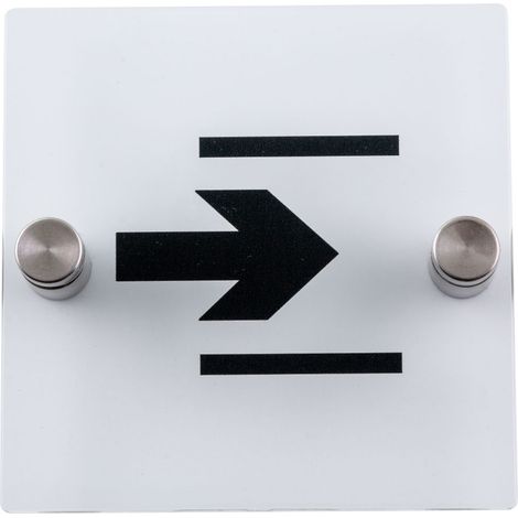 Plaque de porte transparente - Entrée - 4386027 (1/3)