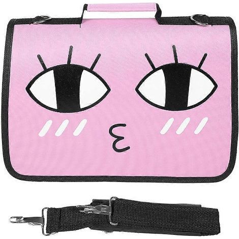 Cartoon Pattern Outdoor Portable Pet Carrier Mesh Breathable Puppy Dog Cat Carrier Bag (1/5)