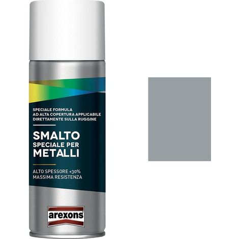 SMALTO SPRAY SPECIALE METALLI ml. 400 - grigio argento brillante