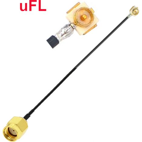 Cavo di collegamento uFL maschio per PCB / connettore SMA-RP da 30 cm