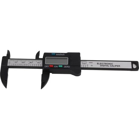 Mini pied à coulisse numérique LED 0-100 mm, outil de mesure portable, léger et durable en plastique (1/5)