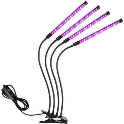 360° Plant Lamp with 4 Heads - Full Spectrum for Horticultural Growth A513