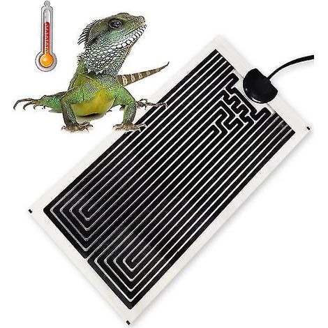 Tapis chauffant pour vivarium avec thermostat intégré - 28 x 28 cm (1/5)