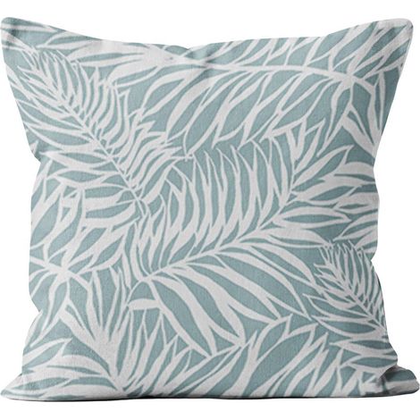 Coussin déhoussdable imprimé en polycoton 40x40 cm GUYANE, par Soleil d'Ocre