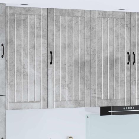 Küchenschrank Lucca Betongrau 50 x 31 x 100 cm Holzwerkstoff