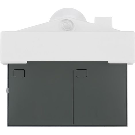 termómetro higrómetro LCD, pantalla grande, ventosa, ABS, para interiores (1/5)