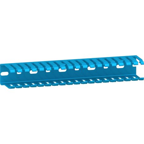 Spacial Thalassa - goulotte perforee sans couvercle - 2m - 55x30mm - bleu (AK2GA35) (1/2)