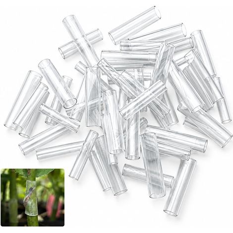 100pcs Silicone Grafting Strips Plant Protection Tubes 3-0.8cm Healing Dressing for Fruit Trees and Young Shoots (1/5)