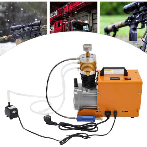 Pompe à compresseur d'air électrique haute pression (Pompe PCP) — 300 bars, 220V, 1,8 kW, 2800 tr/min — Adaptée au gonflage et à la mesure de pression (1/5)