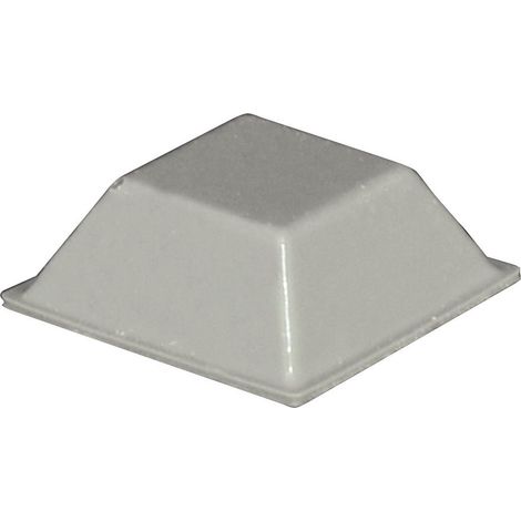 TOOLCRAFT PD2205G Gerätefuß selbstklebend, quadratisch Grau (L x B x H) 20.5 x 20.5 x 7.5 mm 1 St.