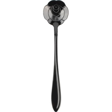 Stainless Steel Flower Spoon for Coffee Stirring Cake Ice Cream Spoon（Rose）