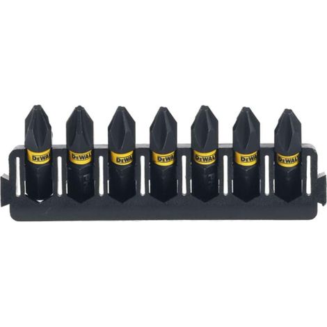 DeWALT Accessoires - Set d'embouts PH2, 7 pièces DT70807