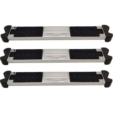 3-Pack Pool Leiter Ersatzstufe, Edelstahl Trittdesign, 18.35" x 1.7"