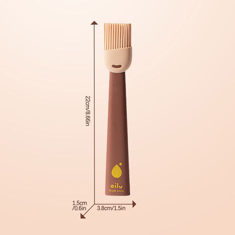 Brosse À Huile En Silicone - Résistante À La Chaleur Jusqu'à 250 °C - Pour Barbecue Cuisson Boulangerie Pâtisserie - 1 Pièce (1/3)