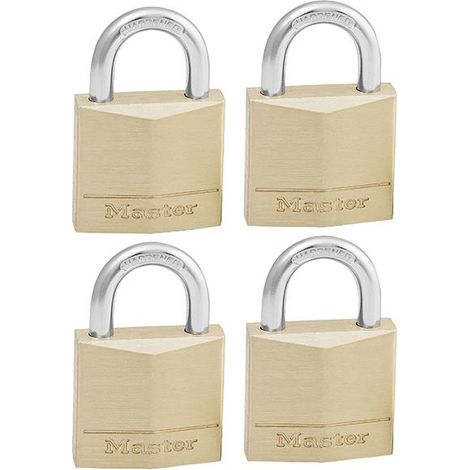 Master Lock Solid Brass 30Mm Padlock 4-Pin
