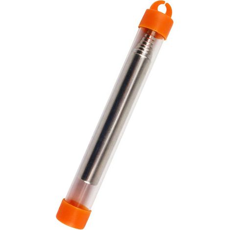 Souffleur de feu pliable en acier inoxydable pour barbecue en camping. (1/4)