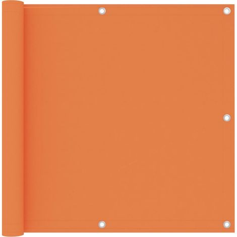 Balcony Screen Orange 90x500 cm Oxford Fabric vidaXL
