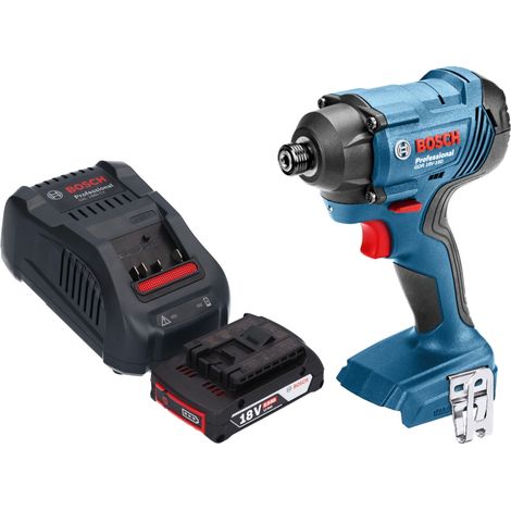 Bosch GDR 18V-160 Professional Visseuse à chocs sans fil 18 V 160 Nm 1/4" + 1x batterie 2,0 Ah + chargeur (1/5)