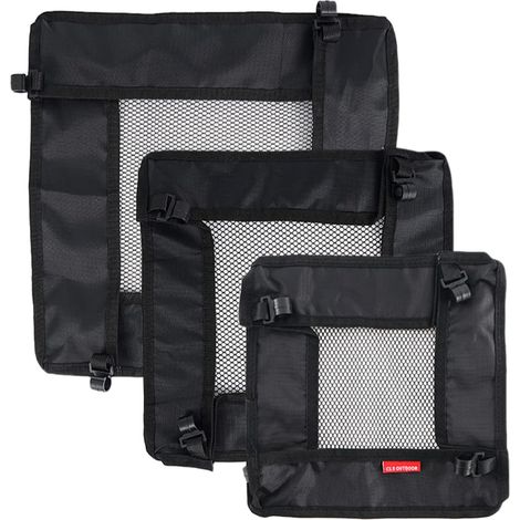 Panier maille suspendu sous table, rangement camping, barbecue, randonnée (1/5)