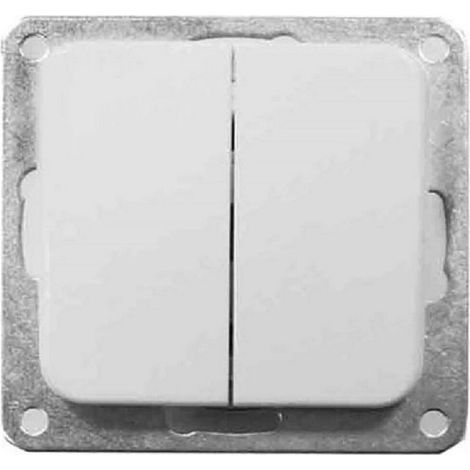 Interruttore doppio da incasso serie Term EDM Blister (1/2)