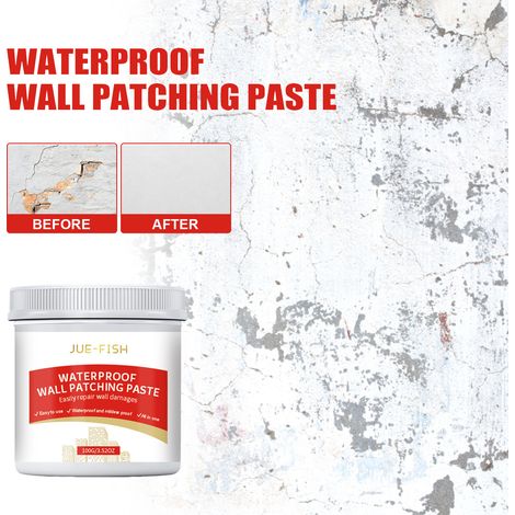 Enduit de rebouchage pour taches, graffitis, rénovation murale et remplissage de fissures – 100 g (1/5)
