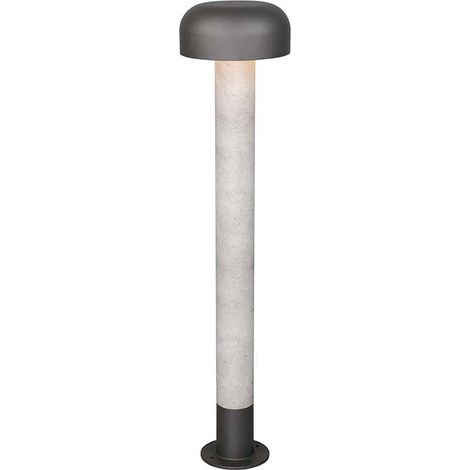 Stehlampe Garten Bodenlampe Standleuchte Aluminium betonfarben IP54 H 84,5 cm