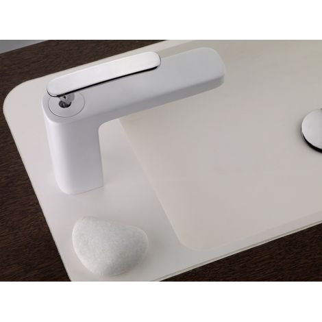 Mitigeur lavabo blanc DESPERTAR (1/4)