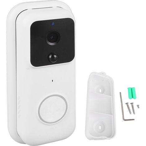 Sonnette vidéo intelligente WiFi avec communication bidirectionnelle, application Tuya, résolution 1080p, installation facile, caméra de sonnette pour la maison-AquaForge (1/5)