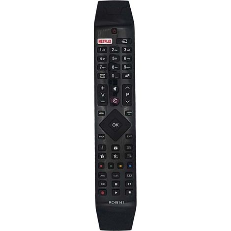 Telecomando Hitachi RC49141 XY1352 per Netflix TV