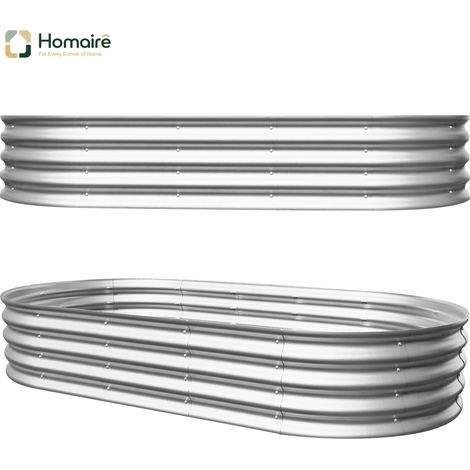 Metall, grau, in grau 182,9 x 91,5 x 30,5 cm HOMAIRE (1/5)