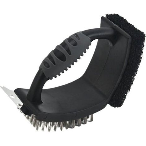 Brosse Pour Barbecue - Métallique Coudée - Pour Gril Extérieur - Lot De 2 (1/5)