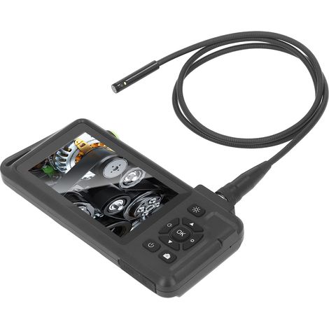 Endoscope industriel portatif avec écran haute définition 1080P de 4,5 pouces, caméra d'inspection de tuyaux à double objectif de 7,9 mm. (1/5)