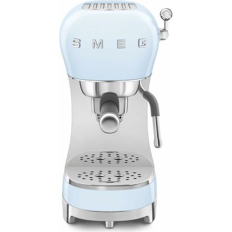 Cafetera Express Manual 15BR Smeg ECF02PBEU 50s Style Azul (1/4)