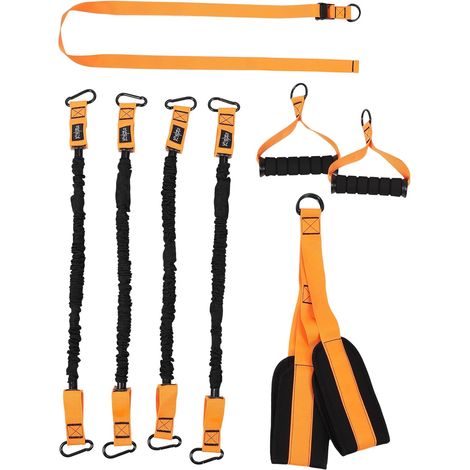 Bandas de resistencia reforzadas para barras de dominadas, peso ajustable con reposapiés para entrenamiento muscular