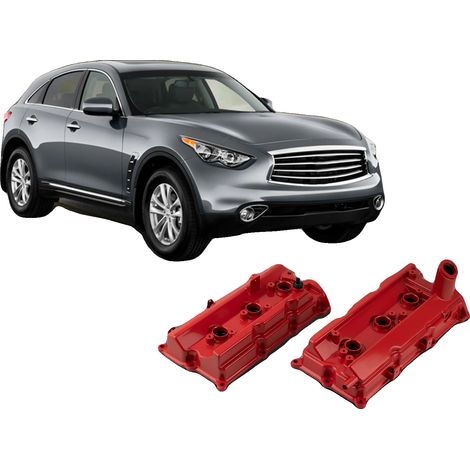 Kit de tapas de válvulas de motor de aluminio, compatible con motores V6 DOHC de 3.5L, apto para Nissan 350Z, Infiniti G35 e Infiniti FX35. (1/5)