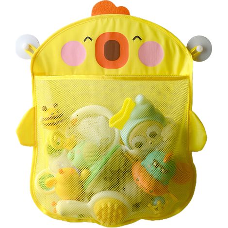 Organisateur de Jouets de Bain en Filet Suspendu, Sac de Rangement pour Salle de Bain, Filet Séchage Rapide pour Jouets
